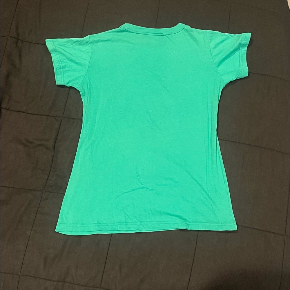 Junk Food Clothing Little Miss Lucky Tee - Green - Picture 2 of 3